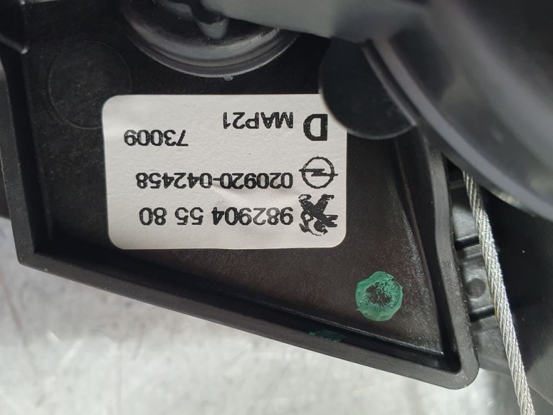 Recambio de elevalunas trasero derecho para peugeot 208 (p2) active referencia OEM IAM 9829045580  ELECTRICO 6 PINS