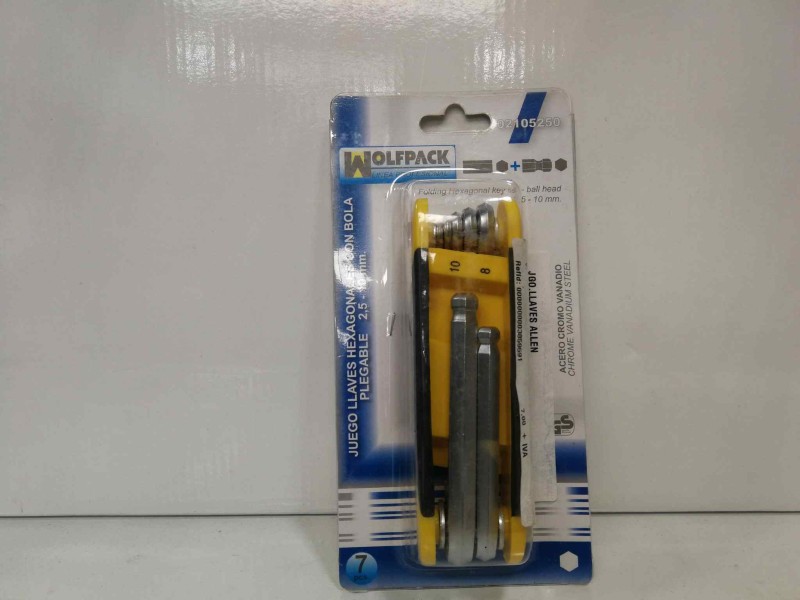Recambio de jgo.llaves allen para » otros... no usar standard referencia OEM IAM 2105250 PLEGABLE 7 PZ. 