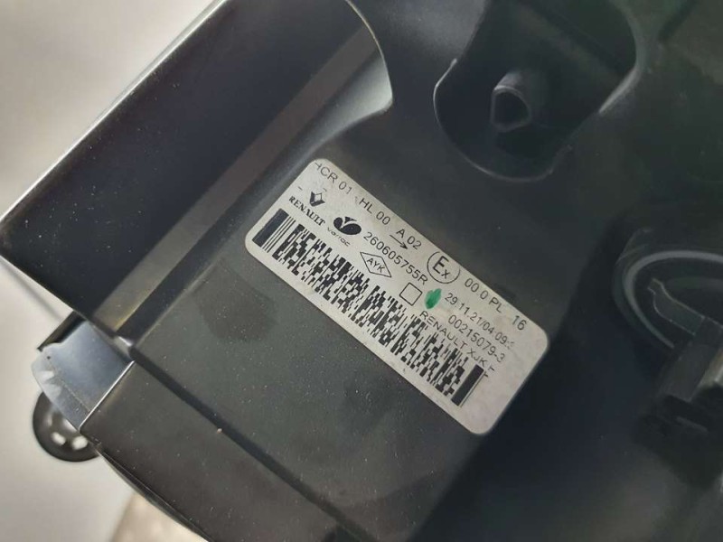 Recambio de faro izquierdo para renault express van referencia OEM IAM 260605755R 002150793 
