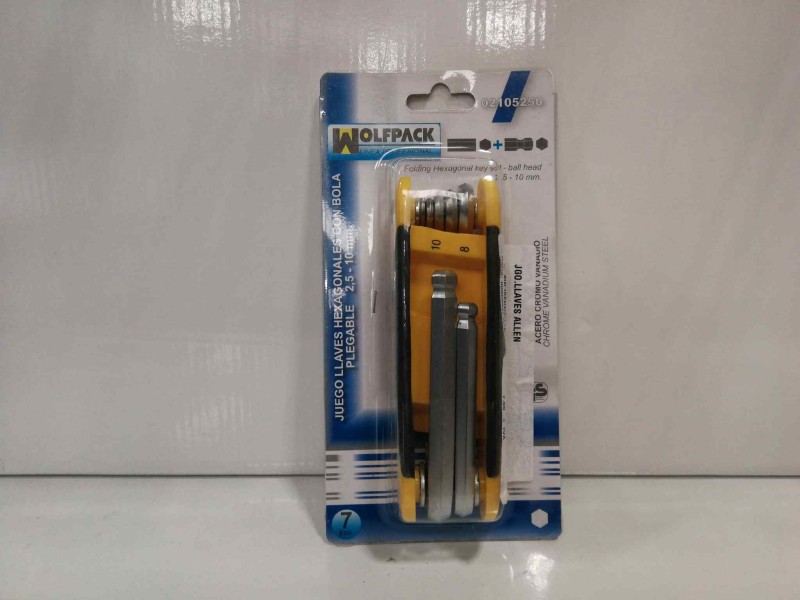 Recambio de jgo.llaves allen para » otros... no usar standard referencia OEM IAM 2105250 PLEGABLE 7 PZ. 