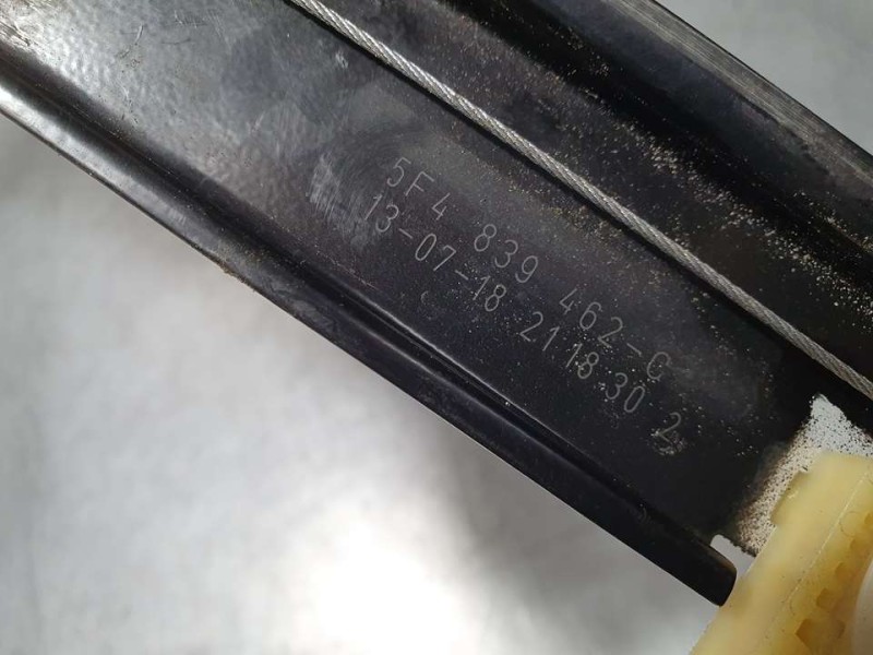 Recambio de elevalunas trasero derecho para seat leon (5f1) fr referencia OEM IAM 5F4839462C  ELECTRICO 5 PINES