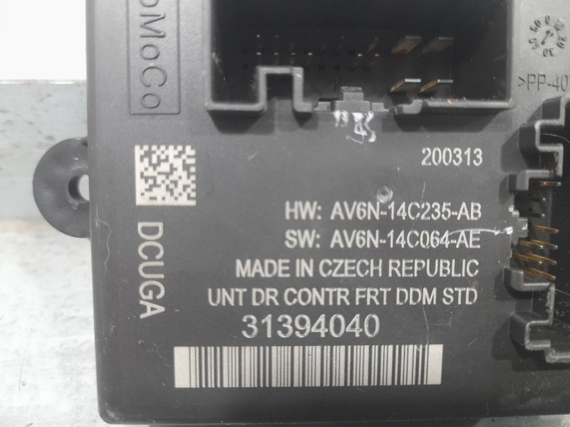 Recambio de modulo electronico para volvo v40 hatchback (525) d3 referencia OEM IAM 31394040 AV6N14C235AB FOMOCO