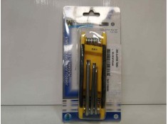 JGO.LLAVES TORX 2105255 PLEGABLE 8PZ.INV 