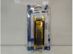JGO.LLAVES TORX 2105255 PLEGABLE 8PZ.INV 
