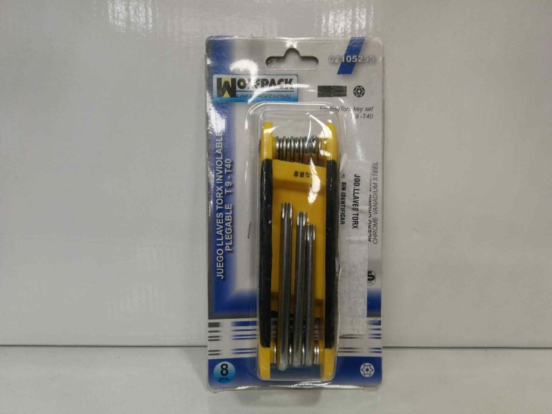 Recambio de jgo.llaves torx para » otros... no usar standard referencia OEM IAM 2105255 PLEGABLE 8PZ.INV 