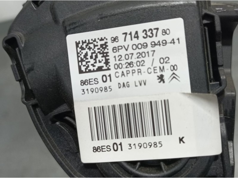 Recambio de potenciometro pedal para peugeot 208 active referencia OEM IAM 9671433780 6PV00994941 