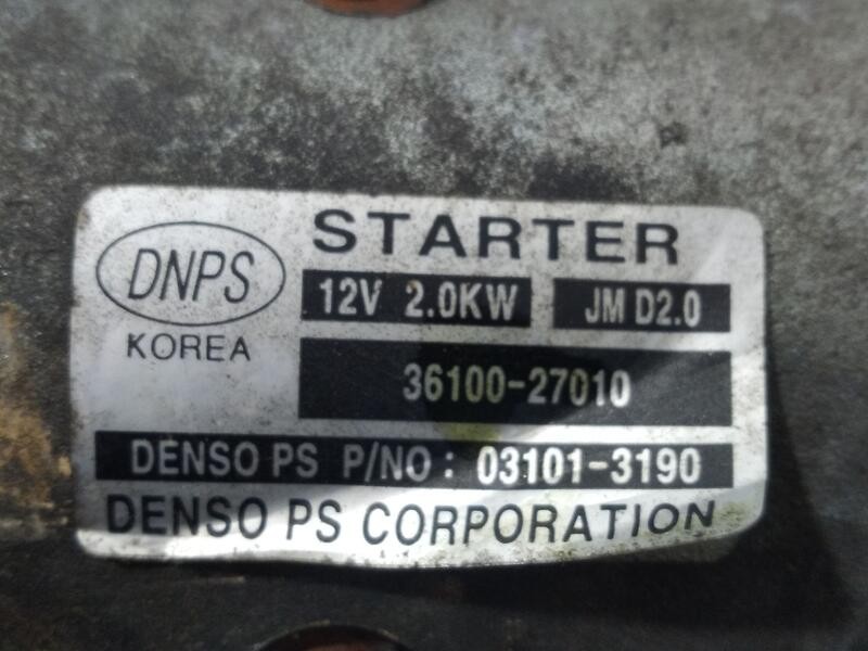 Recambio de motor arranque para hyundai sonata (nf) estyle referencia OEM IAM 3610027010  denso