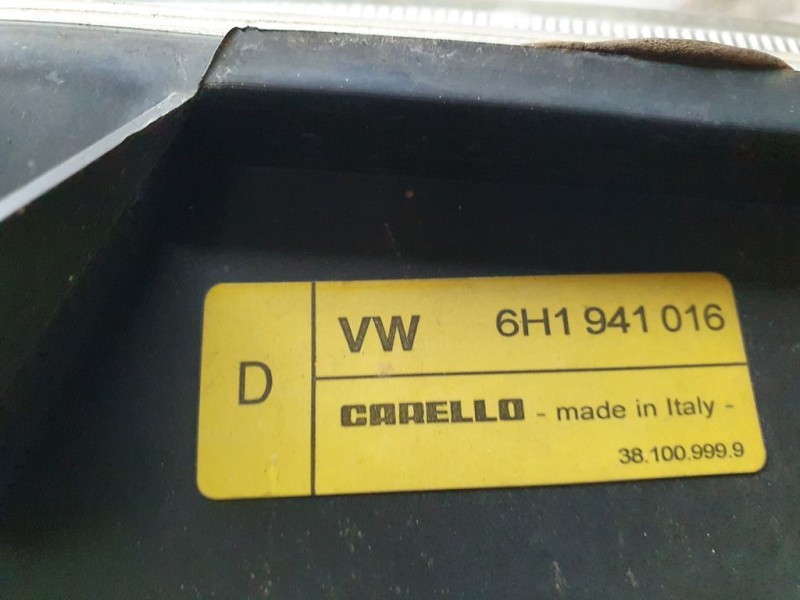 Recambio de faro derecho para seat arosa (6h1) stylo referencia OEM IAM 6H1941016 CARELLO 