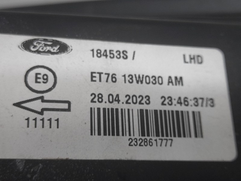 Recambio de faro izquierdo para ford transit courier b460 furgoneta/monovolumen 1.5 tdci referencia OEM IAM ET7613W030AM  