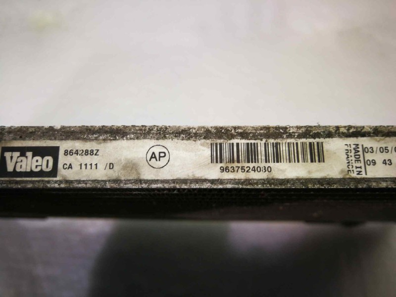 Recambio de condensador / radiador aire acondicionado para peugeot 206 berlina x-line referencia OEM IAM 963754080 1000002549711