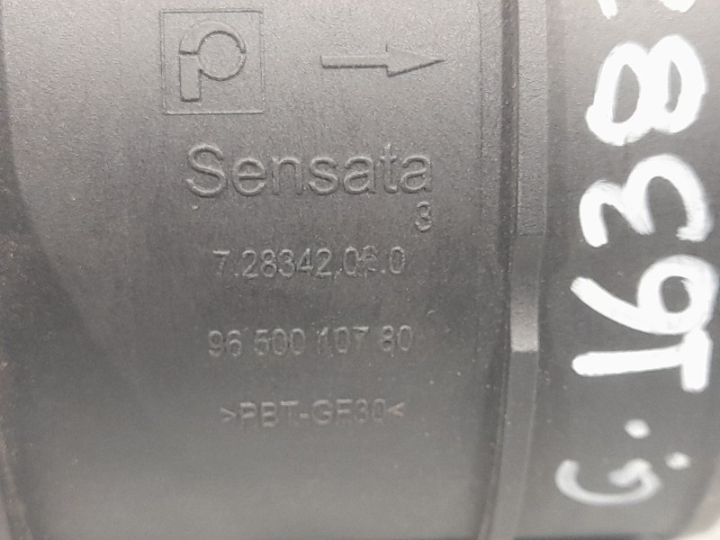 Recambio de caudalimetro para citroën c3 picasso sx referencia OEM IAM 9650010780 728342060 SENSATA