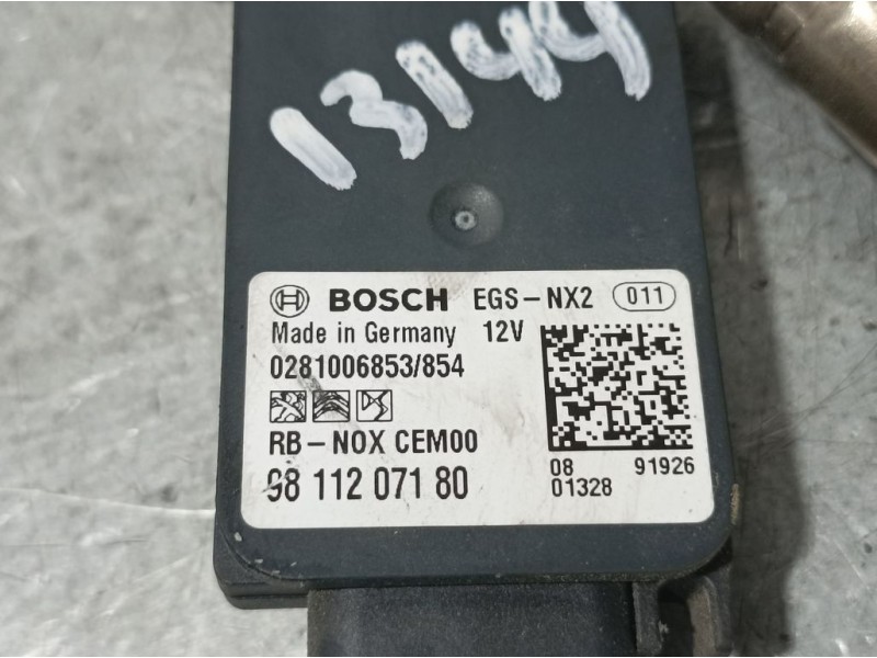 Recambio de sonda lambda para peugeot rifter active nav+ standard referencia OEM IAM 9811207180 0281006853854 BOSCH