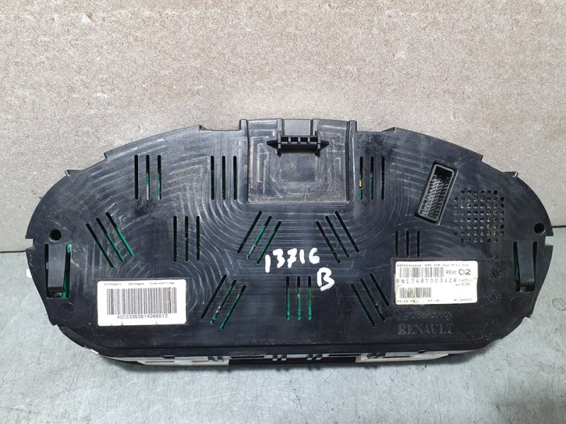 Recambio de cuadro instrumentos para renault megane iii berlina 5 p dynamique referencia OEM IAM 248100342R A2C53363614 