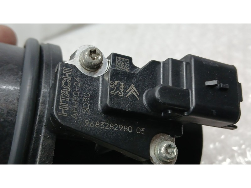 Recambio de caudalimetro para peugeot 208 i (ca_, cc_) 1.4 hdi referencia OEM IAM 9683282980 HITACHI AFH5024