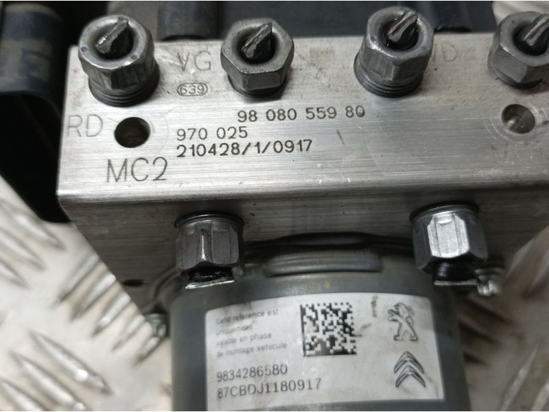 Recambio de abs para peugeot rifter acristalada referencia OEM IAM 9808055980 970025 