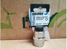 LLAVE VASO 2105670 MAURER 1/2 HEXAGONAL 22MM.