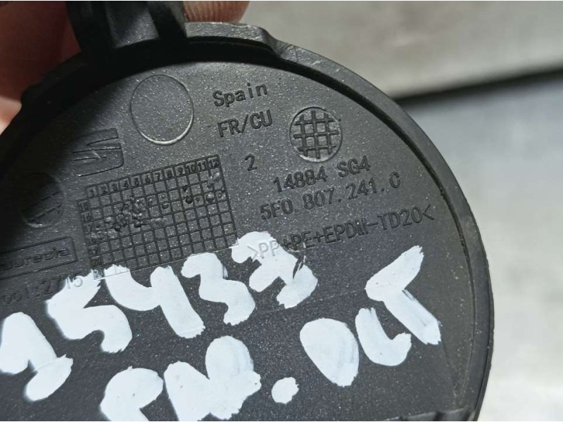 Recambio de tapa gancho remolque para seat leon (5f1) fr referencia OEM IAM 5F0807241C 14884SG4 