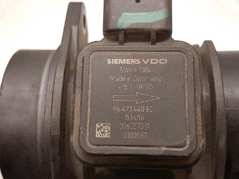 Recambio de caudalimetro para peugeot 1007 urban referencia OEM IAM 9647144080 5WK97004 SIEMENS VDO