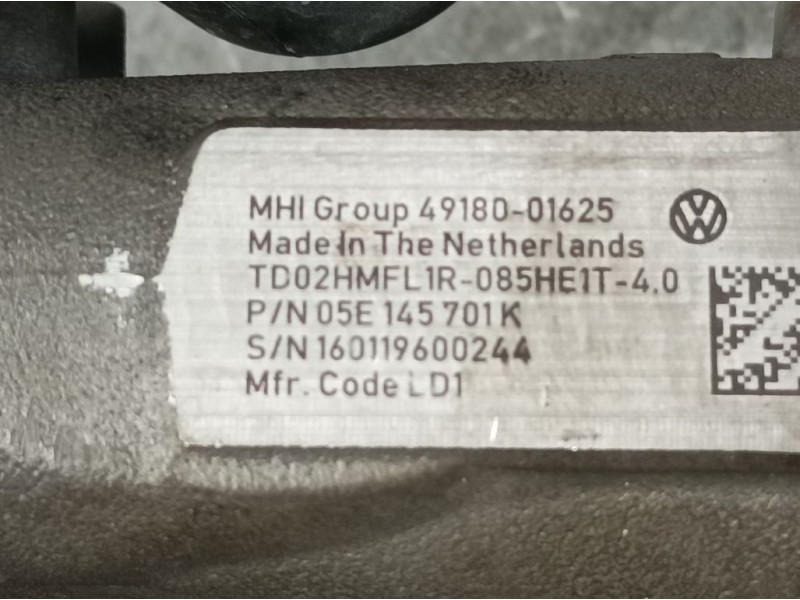 Recambio de turbocompresor para seat ateca (kh7) 1.5 16v tsi act referencia OEM IAM 05E145701K 4918001625 