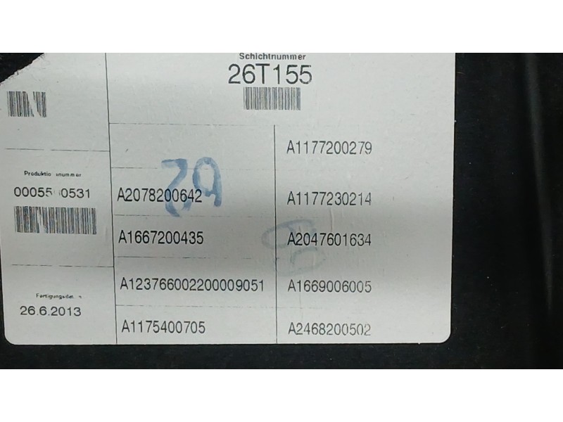 Recambio de elevalunas delantero derecho para mercedes-benz cla (w117) cla 200 referencia OEM IAM A1177200279 ELECTRICO 6 PINS 