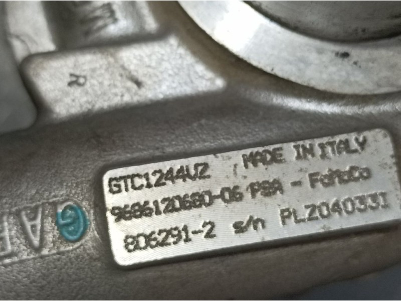Recambio de turbocompresor para peugeot 508 sw 1.6 e-hdi fap referencia OEM IAM 9686120680 8062912 GARRETT