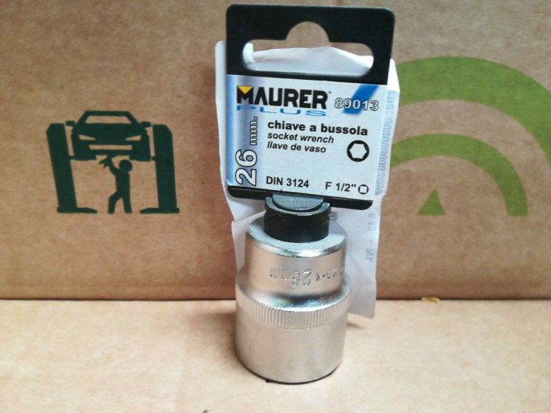 Recambio de llave vaso para » otros... no usar standard referencia OEM IAM 2105685 MAURER 1/2 HEXAGONAL 26MM.