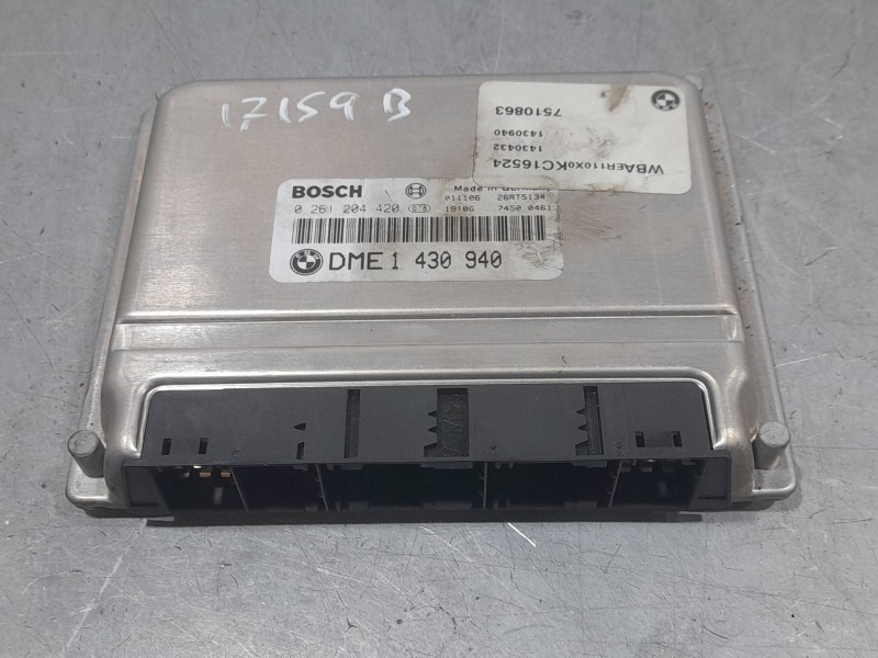 Recambio de centralita motor uce para bmw 3 (e46) 316 i referencia OEM IAM 7510863 0261204420 BOSCH
