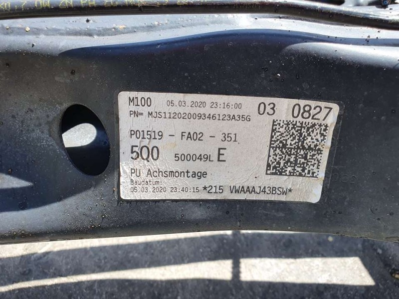 Recambio de puente trasero para volkswagen golf vii lim. (bq1) advance referencia OEM IAM 5Q0500049LE  