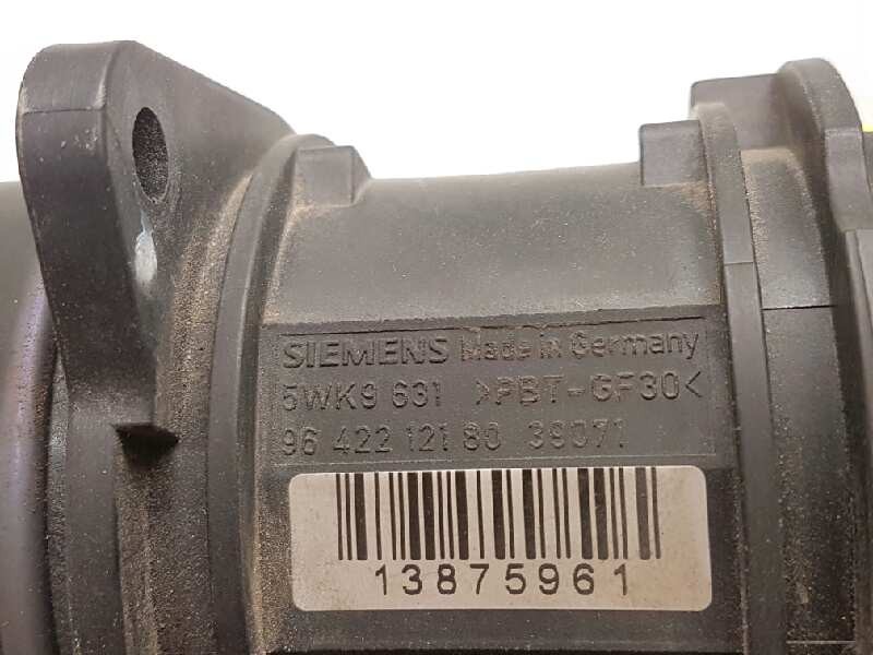 Recambio de caudalimetro para peugeot 206 berlina xs referencia OEM IAM 9642212180 5WK9631 SIEMENS