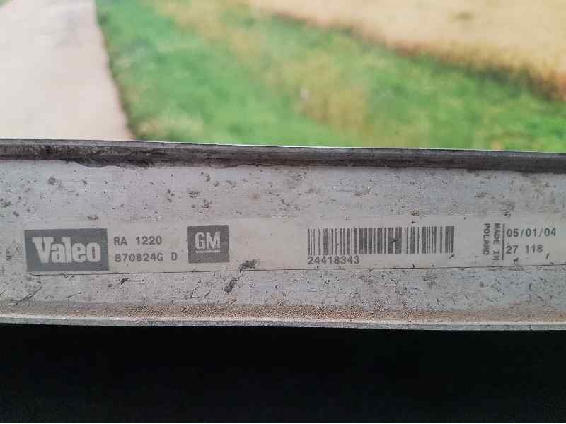 Recambio de radiador agua para opel vectra c berlina club referencia OEM IAM 24418343 870824G VALEO