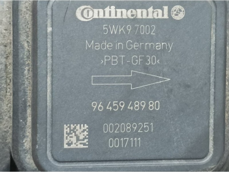 Recambio de caudalimetro para citroën c5 berlina business referencia OEM IAM 9645948980 5WK97002 CONTINENTAL