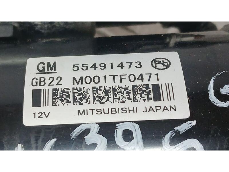 Recambio de motor arranque para opel astra k lim. 5türig selective referencia OEM IAM 55491473 MITSUBISHI M001TF0471