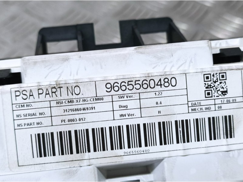Recambio de cuadro instrumentos para citroën c5 berlina business referencia OEM IAM 9665560480  