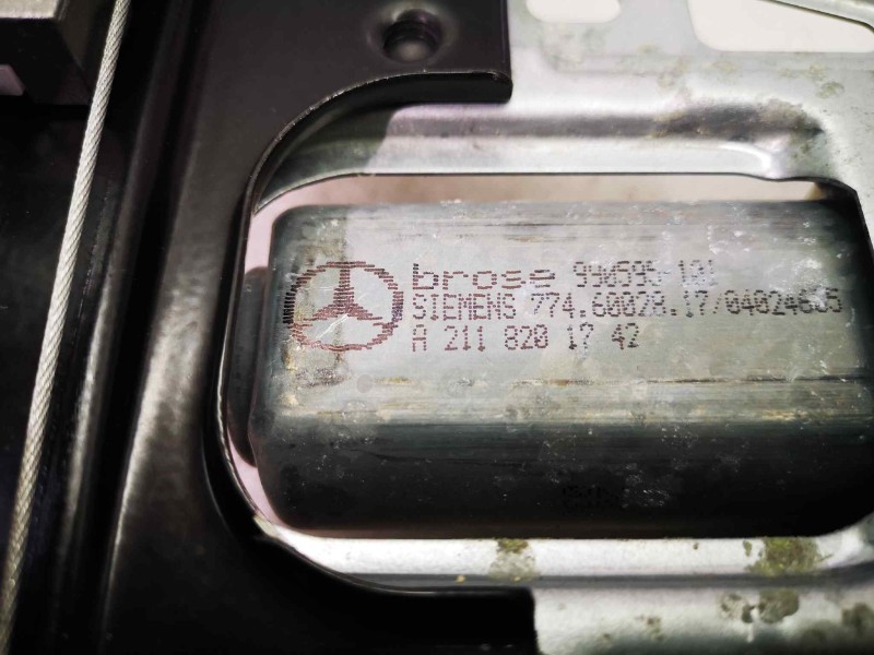 Recambio de elevalunas delantero derecho para mercedes-benz clase c (w203) berlina 200 compressor (203.045) referencia OEM IAM 2