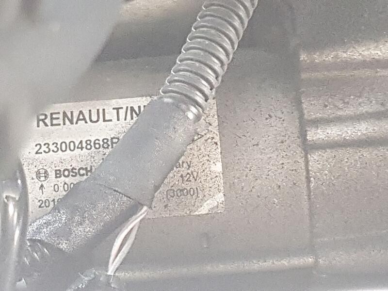 Recambio de motor arranque para renault megane iv hatchback (b9a/m/n_) 1.5 dci 110 (b9a3) referencia OEM IAM 233004868R BOSCH 00