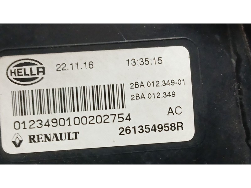 Recambio de piloto delantero izquierdo para renault megane iv hatchback (b9a/m/n_) 1.5 dci 110 (b9a3) referencia OEM IAM 2613549