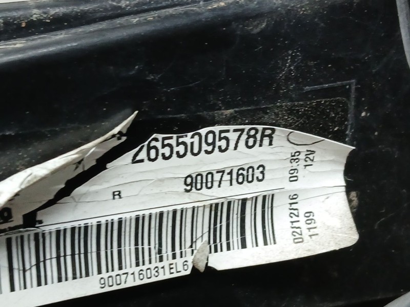 Recambio de piloto trasero derecho exterior para renault megane iv hatchback (b9a/m/n_) 1.5 dci 110 (b9a3) referencia OEM IAM 26