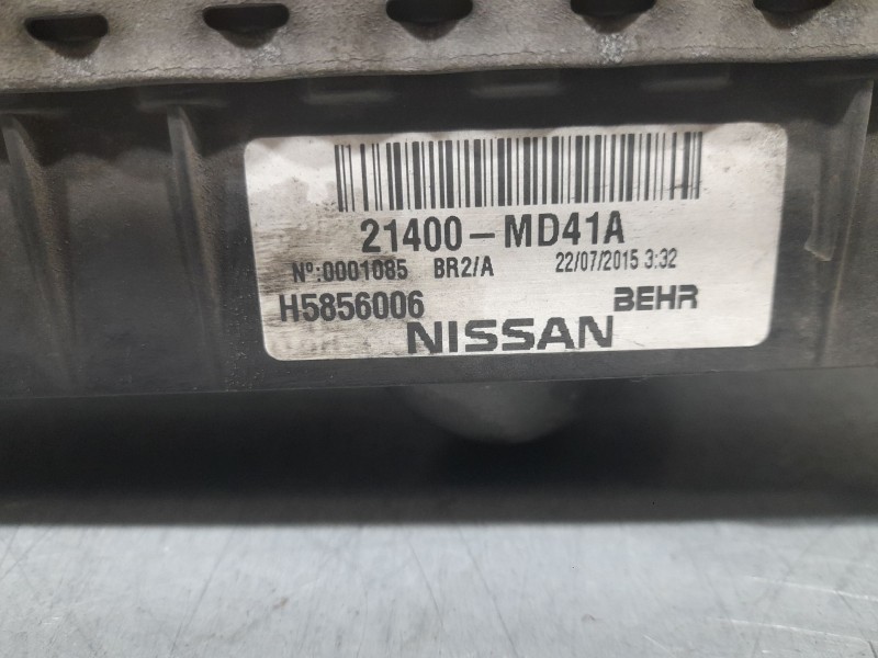 Recambio de radiador agua para nissan nt400 cabstar (f24m) 28.12, 32.12, 35.12 (f91an) referencia OEM IAM 21400MD41A HN5856006 B