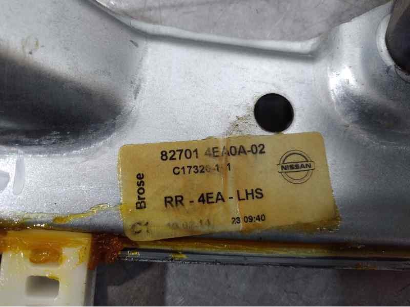 Recambio de elevalunas trasero izquierdo para nissan qashqai (j11) acenta referencia OEM IAM 827014EA0A  ELECTRICO