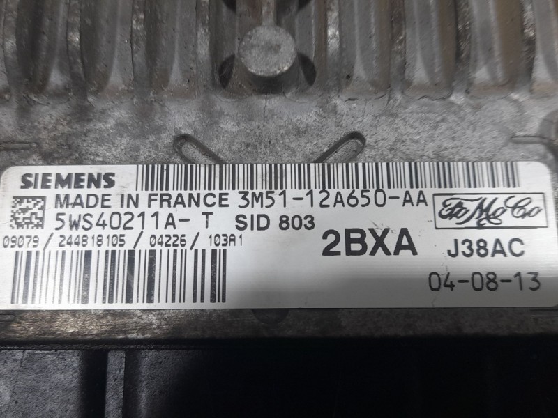 Recambio de centralita motor uce para ford focus c-max (cap) trend (d) referencia OEM IAM 5WS40211A 3M5112A650AA SIEMENS