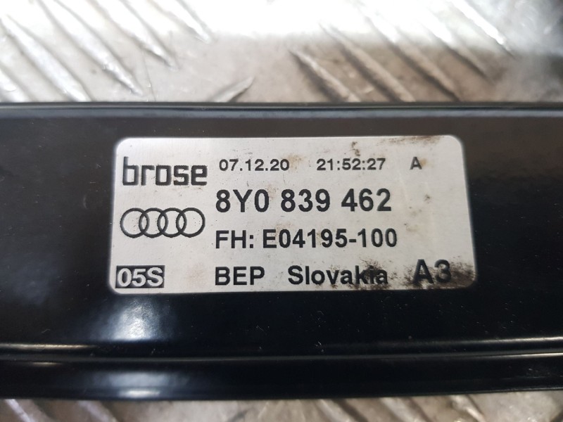 Recambio de elevalunas trasero derecho para audi a3 sedan (8ys) 35 tdi s line referencia OEM IAM 8Y0839462  ELECTRICO