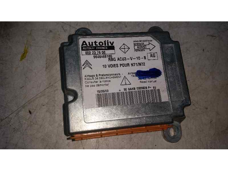 Recambio de kit airbag para citroën xsara berlina 2.0 hdi 66kw premier referencia OEM IAM 9646469180  