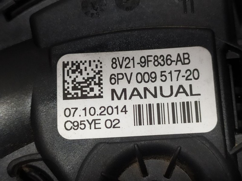 Recambio de potenciometro pedal para ford fiesta (ccn) trend referencia OEM IAM 8V219F836AB  