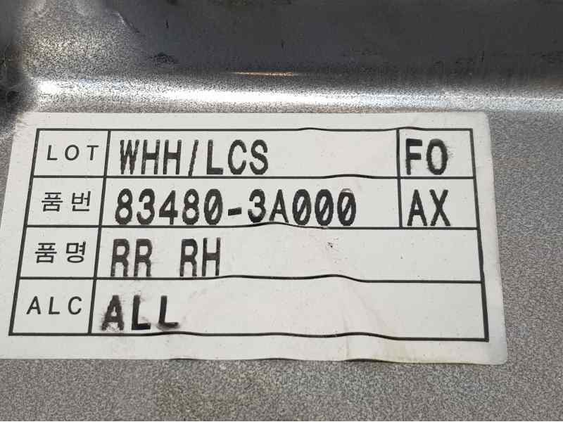 Recambio de elevalunas trasero derecho para hyundai trajet (fo) 2.0 crdi gls referencia OEM IAM 834803A000 2 PINS ELECTRICO