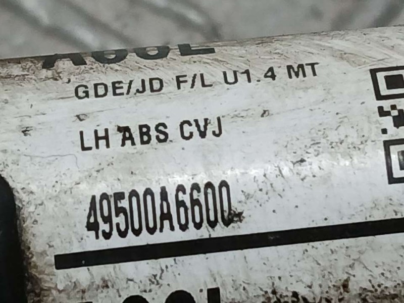 Recambio de transmision delantera izquierda para kia cee´d business referencia OEM IAM 49500A6600  