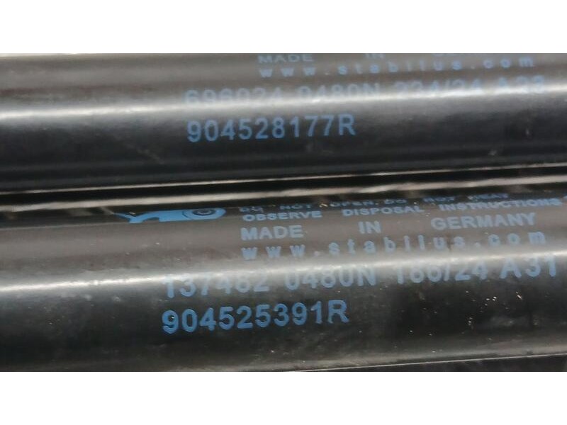 Recambio de amortiguadores maletero / porton para renault captur ii evolution referencia OEM IAM 904525391R PAREJA 904528177R