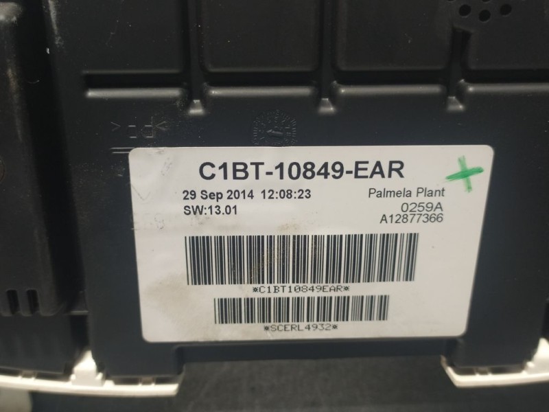 Recambio de cuadro instrumentos para ford fiesta (ccn) trend referencia OEM IAM C1BT10849EAR  