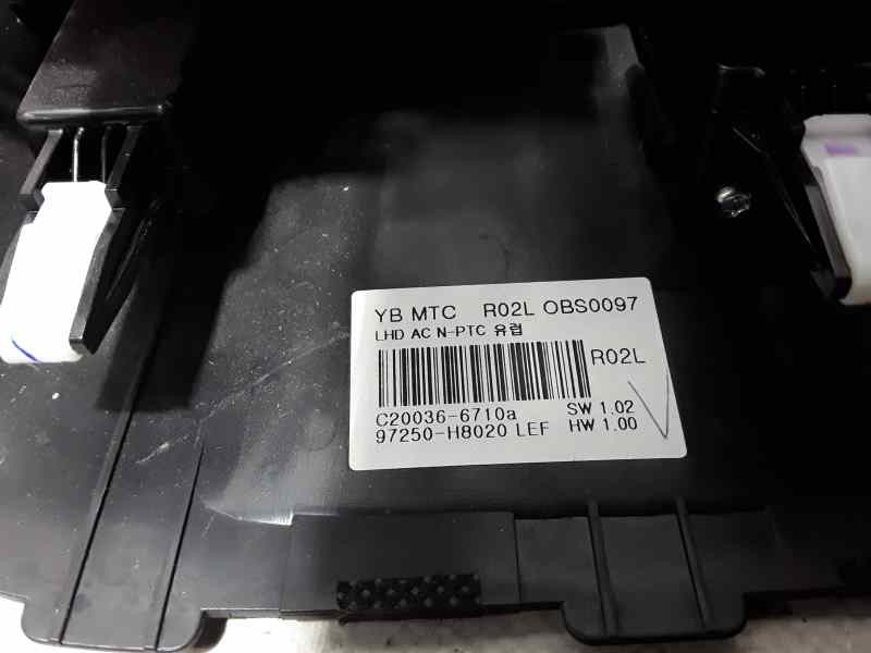 Recambio de mando calefaccion / aire acondicionado para kia stonic (ybcuv) tech referencia OEM IAM 97250H8020  
