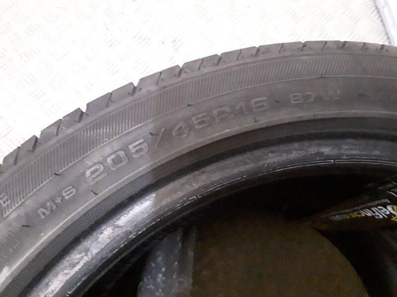 Recambio de neumatico pareja para neumaticos reutilizados - referencia OEM IAM 205451687W ILINK 205/45/16/87W