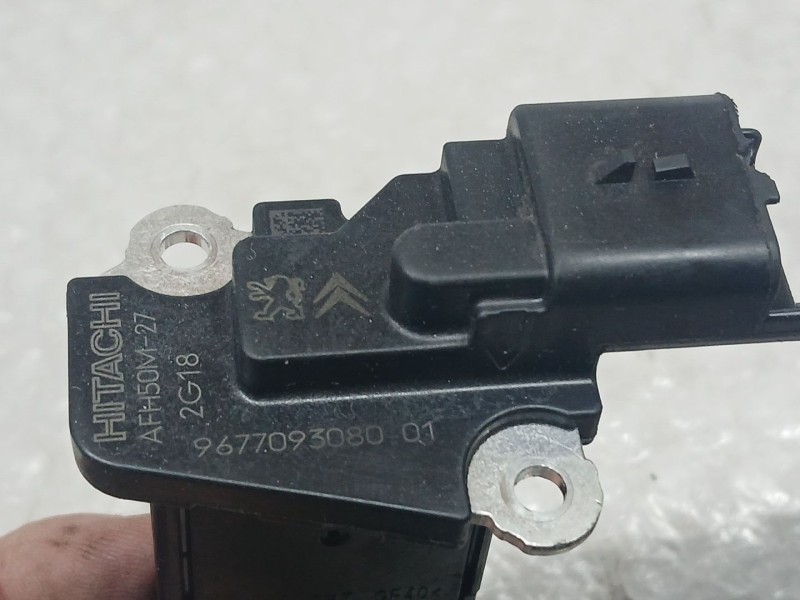 Recambio de caudalimetro para citroën c3 comercial referencia OEM IAM 9677093080 HITACHI AFH50M27